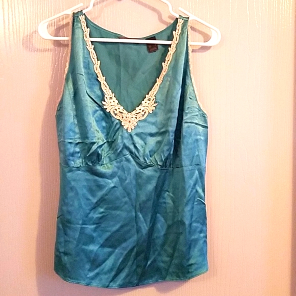 NEW SILK Liz Claiborne brand blouse sz L top - NWOT